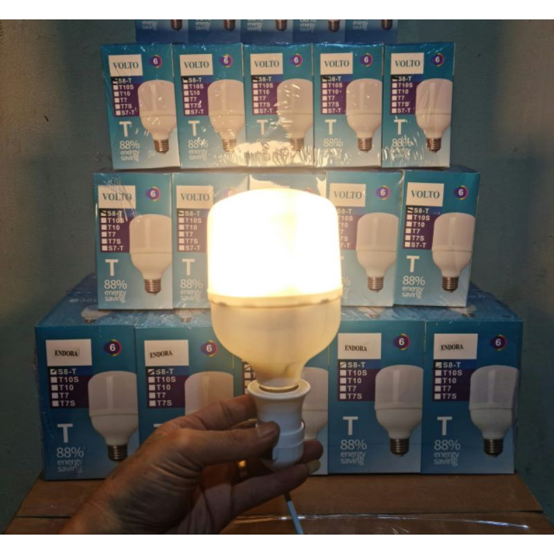 LAMPU LED 40 WATT WARNA KUNING ( WARM WHITE ) HEMAT ENERGI 88% AVERA TK-12