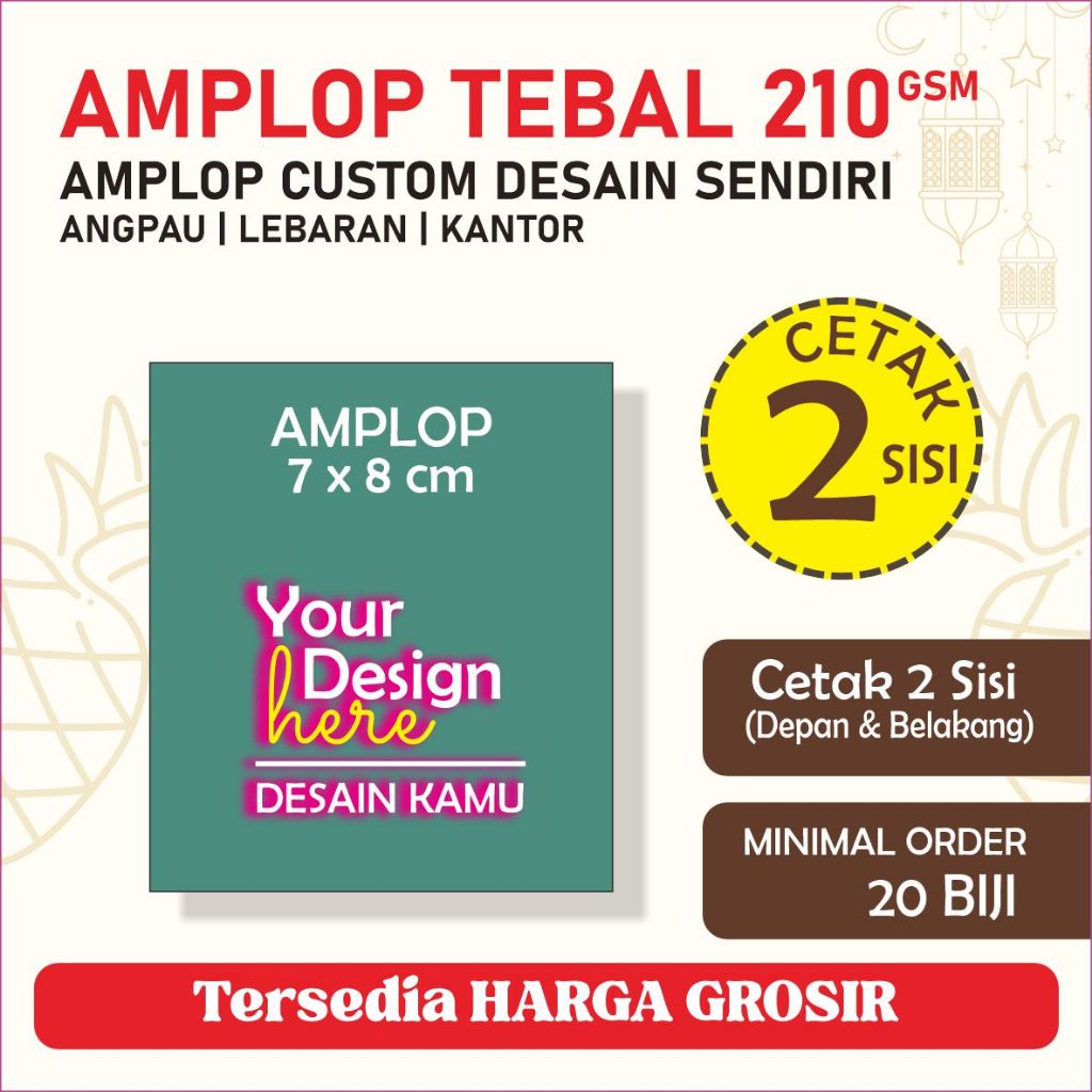 

Amplop Premium Tebal 210gsm | Amplop Lebaran Idul Fitri Custom Design Suka Suka | Cetak Amplop Desain dari Pembeli | Amplop Lebaran Angpau Idul Fitri Panjang Bahan Tebal Custom | Amplop Lebaran Foto Nama Ukuran Sedang Besar | Amplop Artpaper GalaksiNova