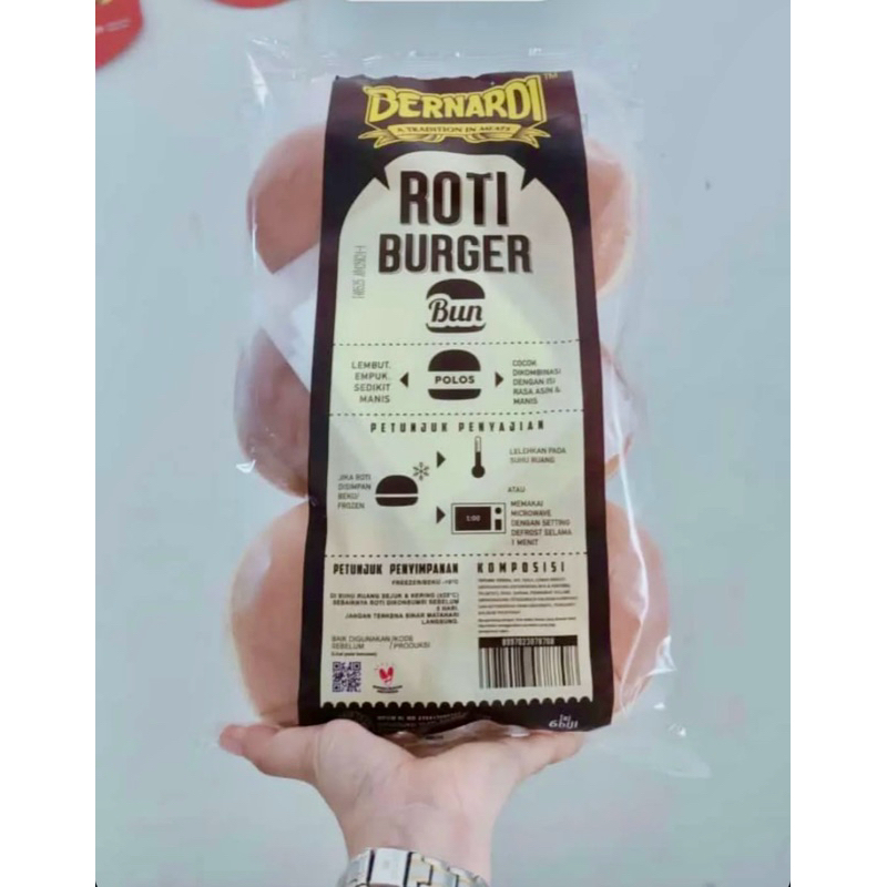 

Bernadi Roti Bun polos isi 6