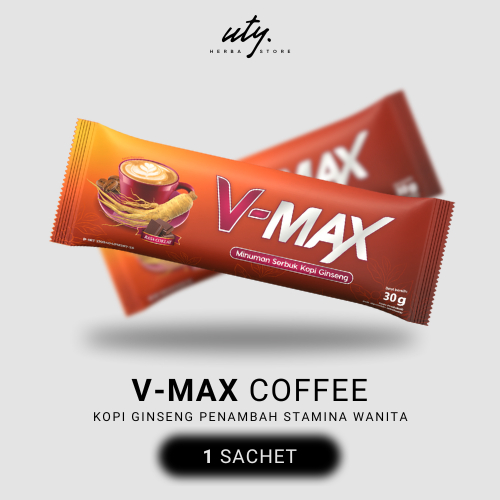 

V-MAX Coffee Original 100% Asli Kopi Stamina Wanita 1 Sachet