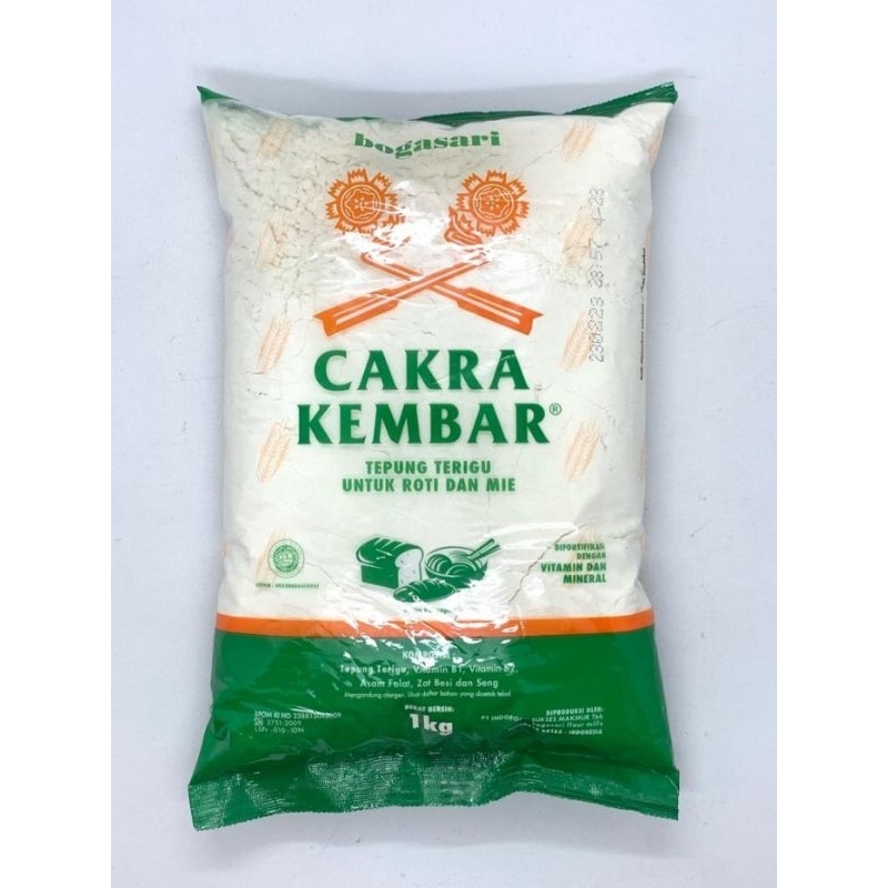 

CAKRA KEMBAR Tepung Terigu Kemasan Plastik Transparan 1kg