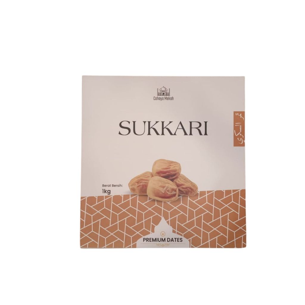 

Cahaya Mekah Kurma Sukkari 1kg Premium Original High Quality