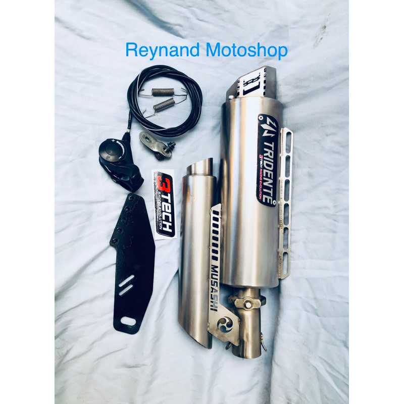 Knalpot Racing 3 suara Tridente F23 Modular Tridente F20 raptor not spartan gp3 Ronin katana