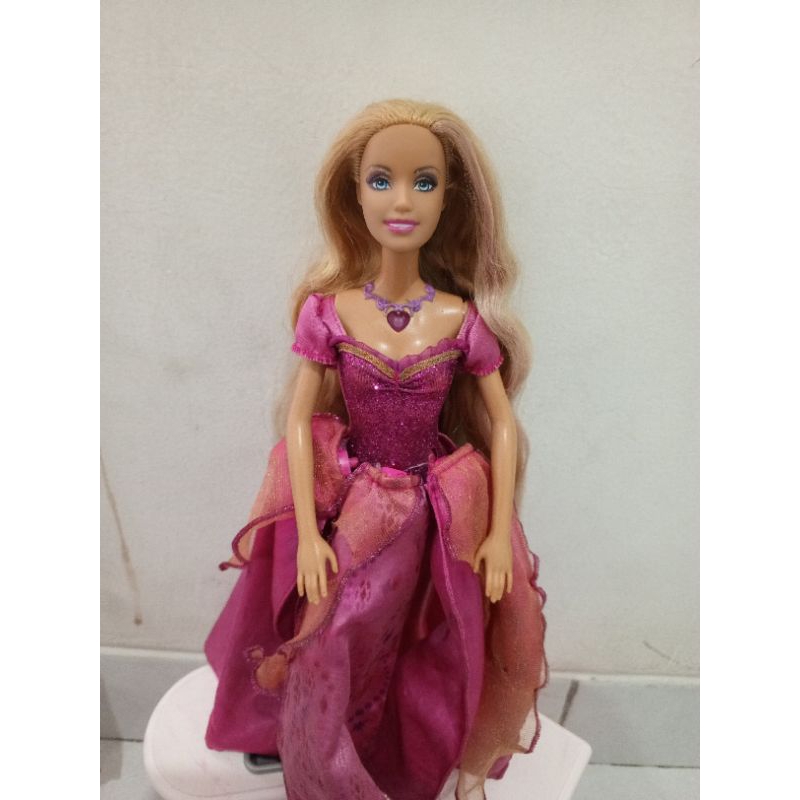 Barbie Movie The Diamond Castle Princess Liana mix Rapunzel cut & style preloved