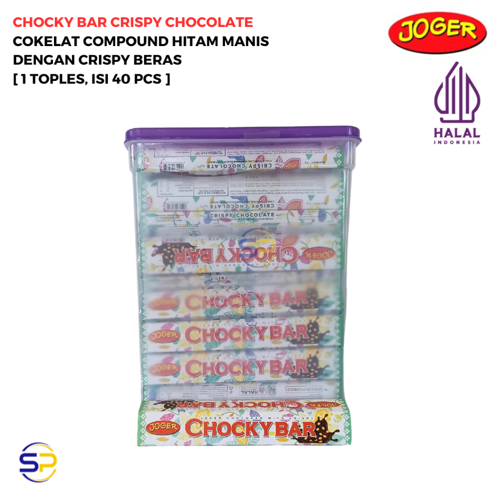 

JOGER CHOCKY BAR CRISPY CHOCOLATE [1 TOPLES, ISI 40 PCS]