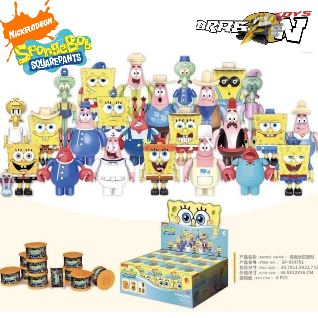 SPONGEBOB SQUAREPANTS BLIND BOX SURPRISE FIGURINE COLLECTION NICKELODEON ORI