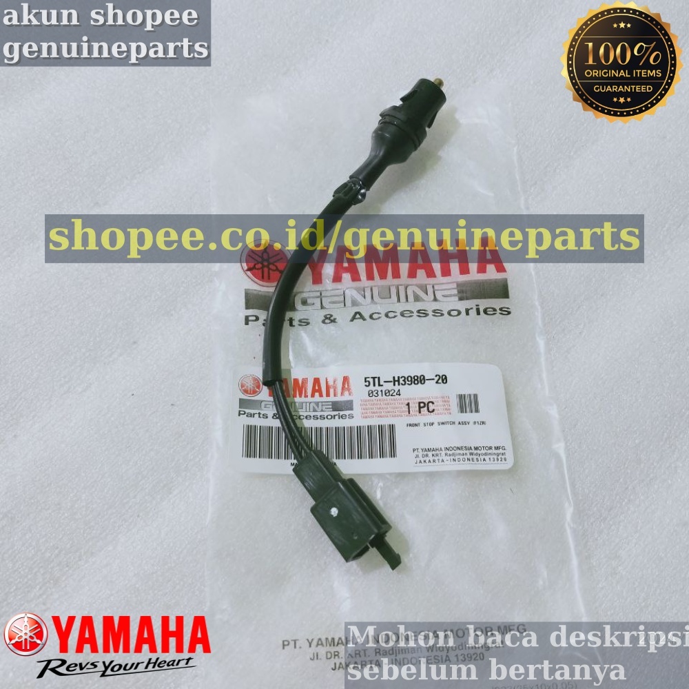 SWIT SWITCH LAMPU REM DEPAN JUPITER Z 110CC 2003-2009 BURHAN ORIGINAL YAMAHA