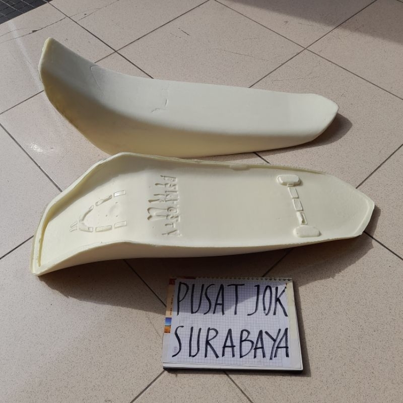 Jok kawasaki KLX 150 L S Dtracker old lama Busa spon original Plastik fiber - sadel motor trail