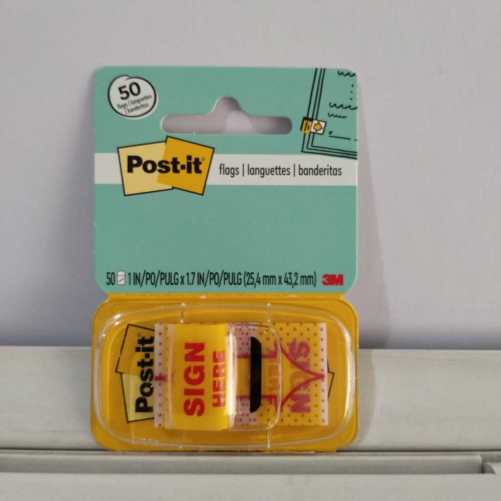 

Post It Sticky Note Sign Here 3M