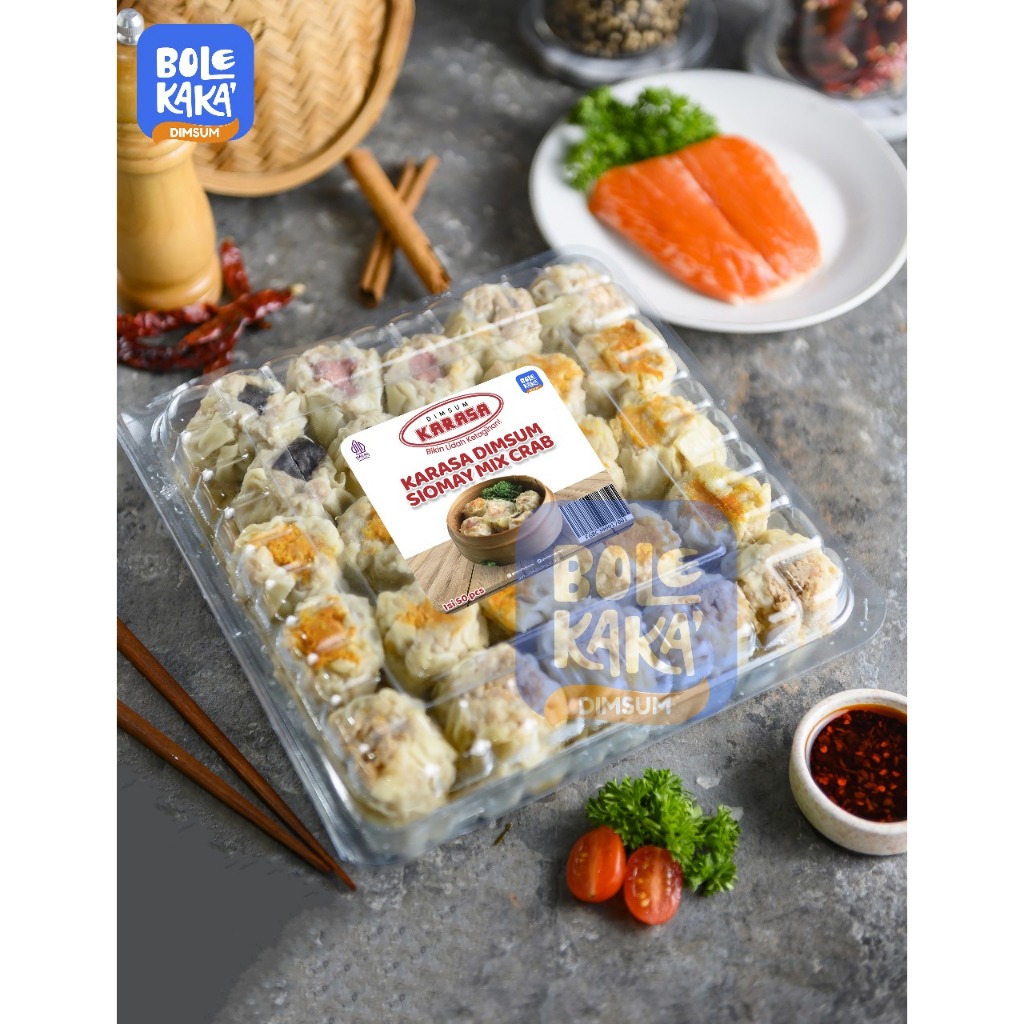 

Dimsum Mafia Mix salmon/Dimsum Karasa siomay mix salmon isi 50 pcs