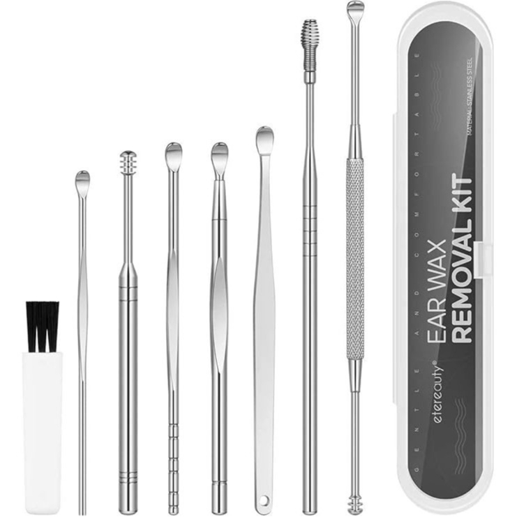 set alat Telinga pengorek telinga, alat penghilang lilin telinga sendok telinga pengikis Telinga