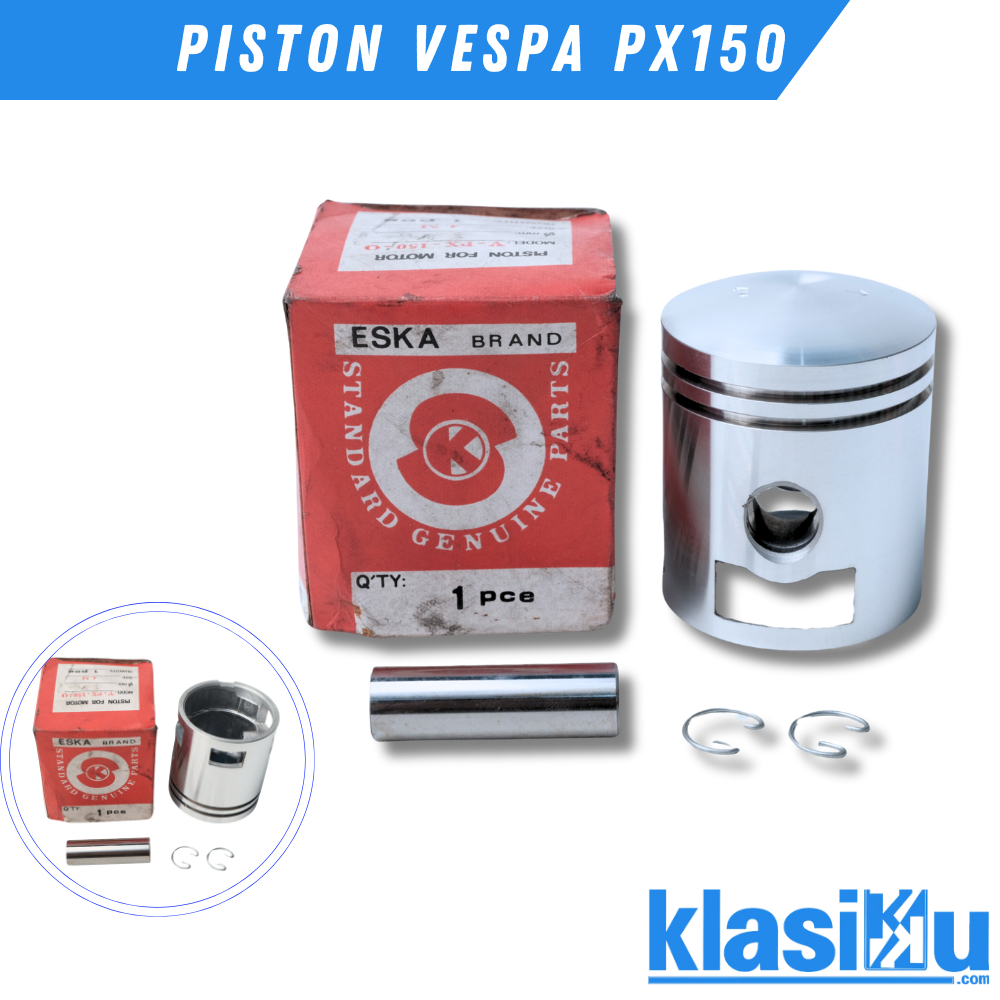 Seher Piston Vespa Px Vespa Px150 Ring Tebal Tipis Lama 4M Nos