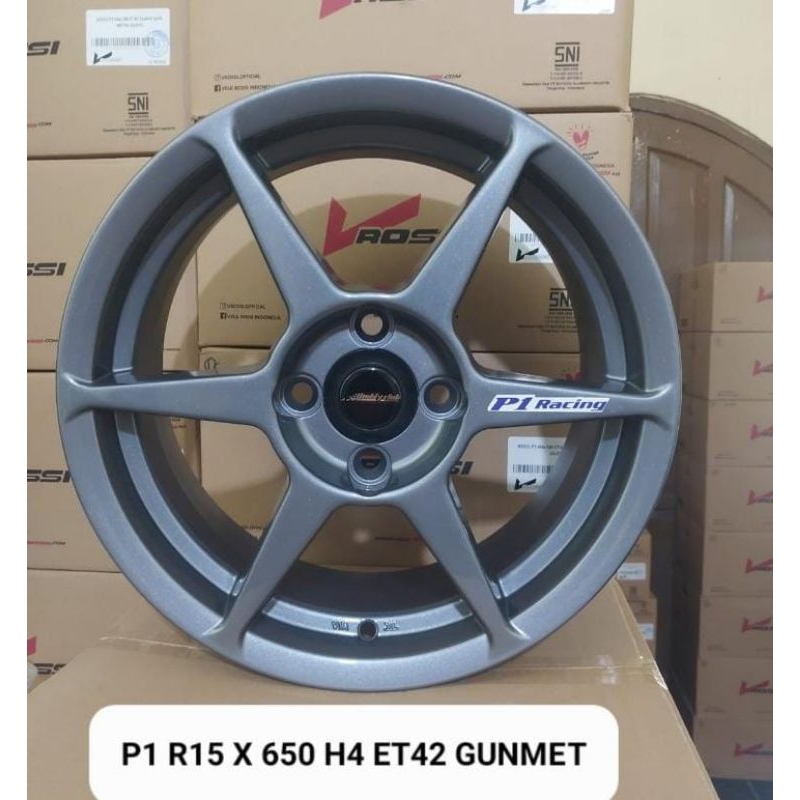 Velg racing velg mobil P1 buddyclub ring 15