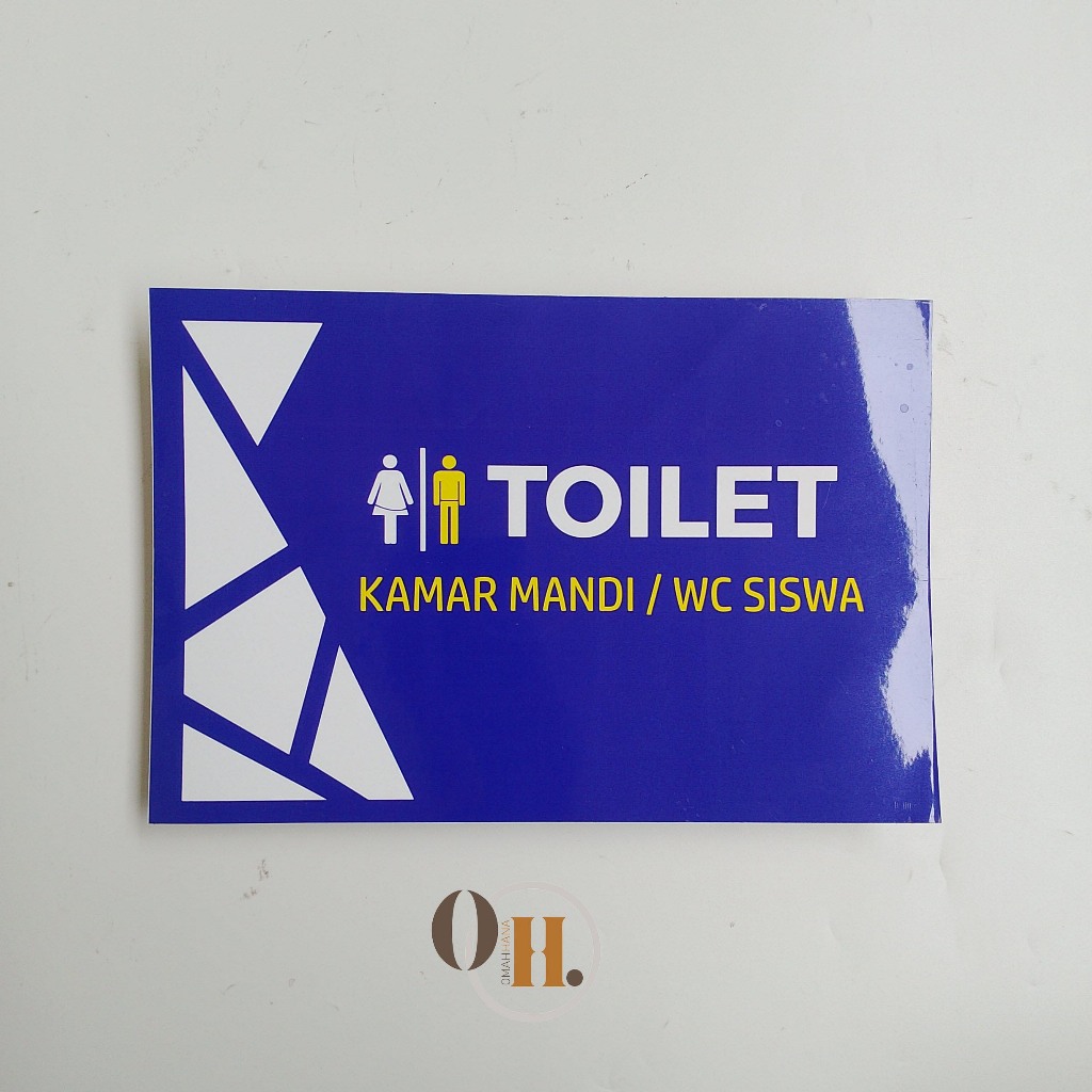 

Stiker Kamar Mandi Siswa - Toilet Siswa - Kamar Mandi/WC Murid