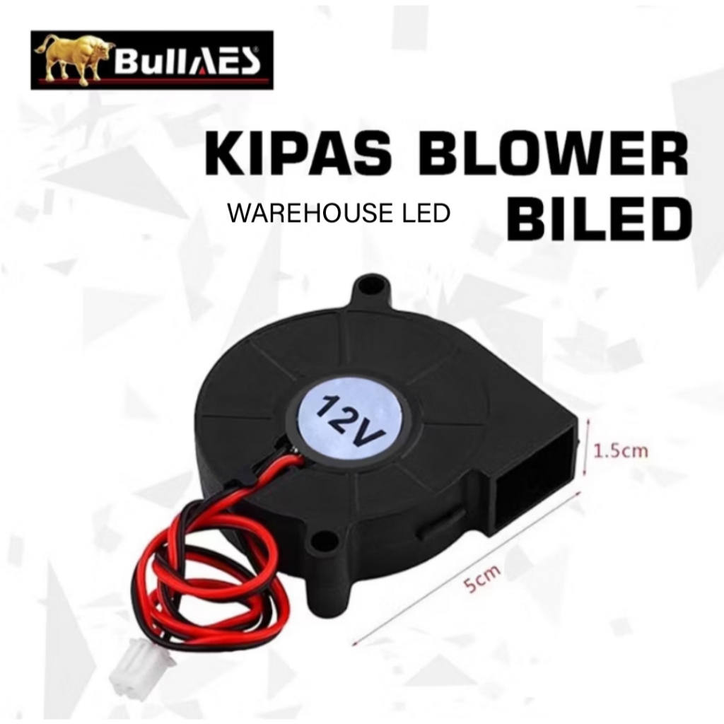 KIPAS BLOWER PENDINGIN BILED EXHAUST FAN UNTUK HEADLAMP DC 12v MOTOR MOBIL