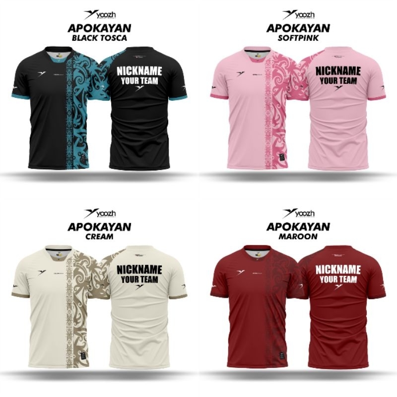 [ ANAK & DEWASA ] BAJU YOOZH APOKAYAN BAJU YOOZH KAOS BADMINTON VOLLY GOWES IMPORT PINGPONG JERSEY O