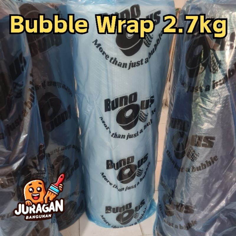 

Bubble Wrap BUNGQUS 2.7kg Termurah 125cmx50m HITAM | HIGH QUALITY Tebal Tidak Mudah Robek | Bubble Wrap 1 Roll Per Roll