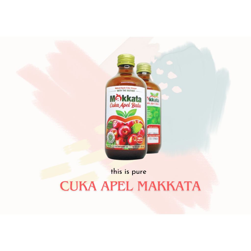 

Cuka Apel Makkata With The Mother 330ML