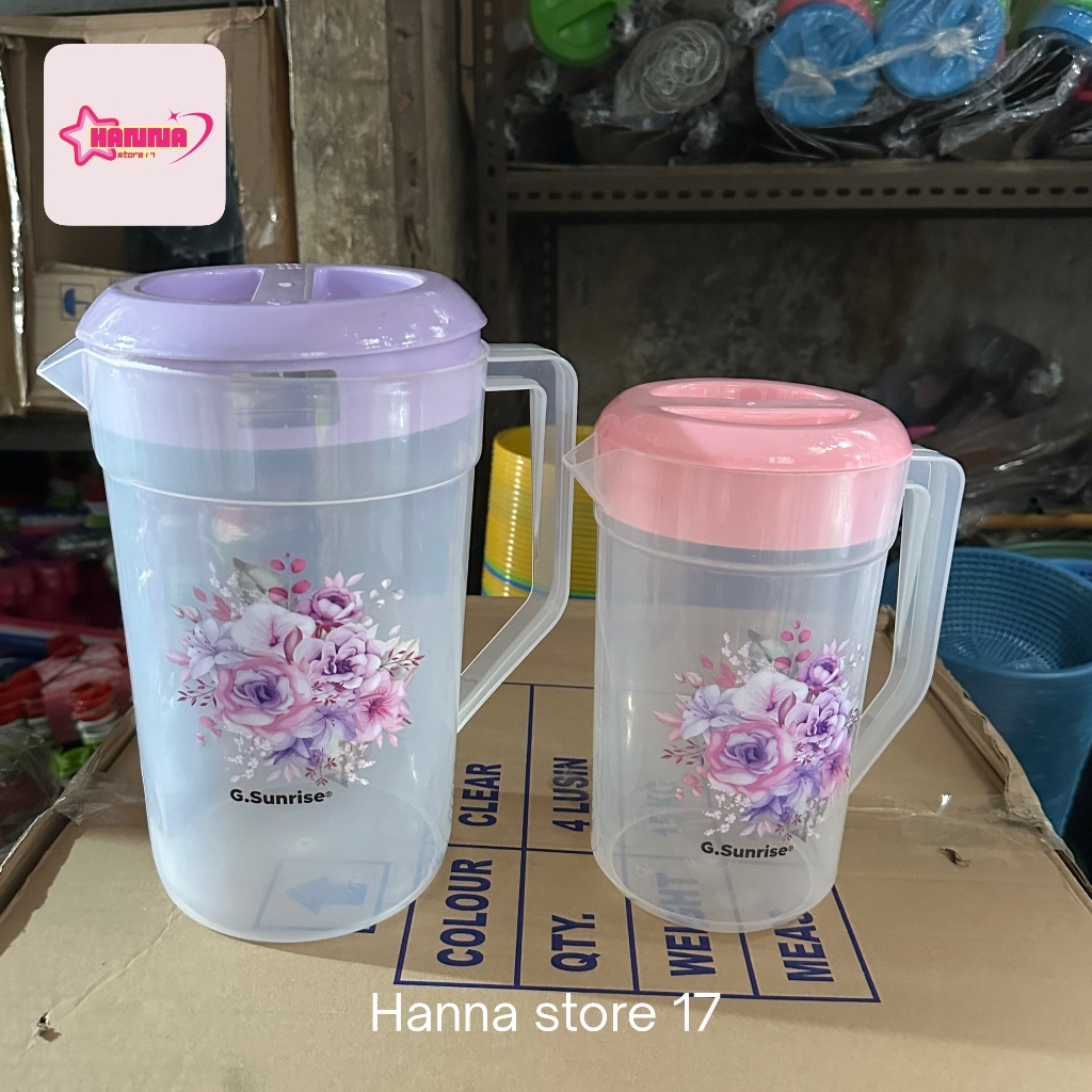 eskan air tanggung 2,1liter plastik tebal dan bening bpa free/ teko air/TEKO AIR JUMBO 4L/TEKO SUNRI