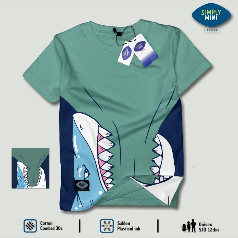 Simply Mini Kaos Anak Sablon Plastisol Ink
