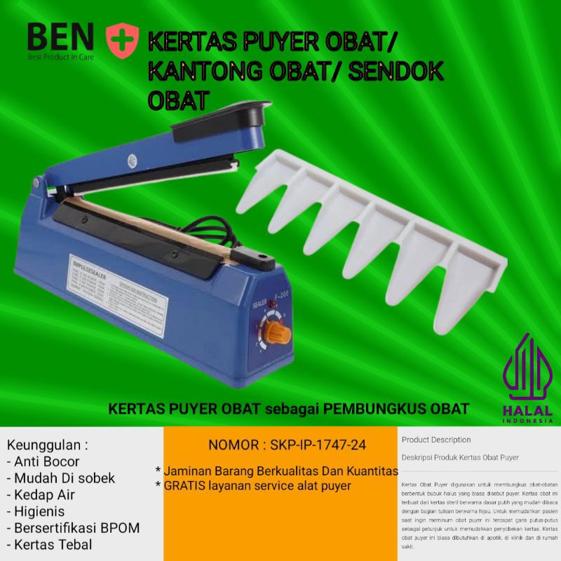 Paket Alat Puyer obat 30 Cm Bonus Sendok puyer