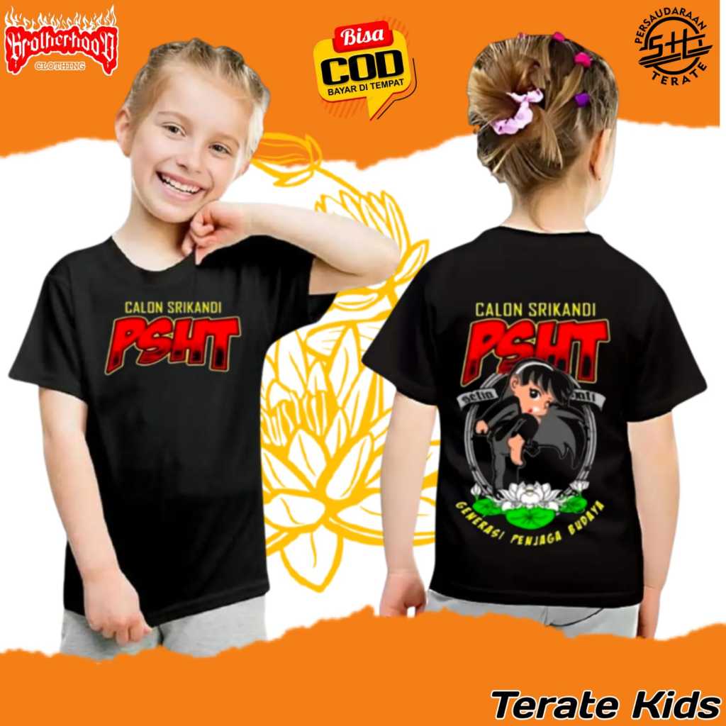 KAOS KIDS PSHT CALON SRIKANDI TERATE/KAOS ANAK PSHT/BISA COD