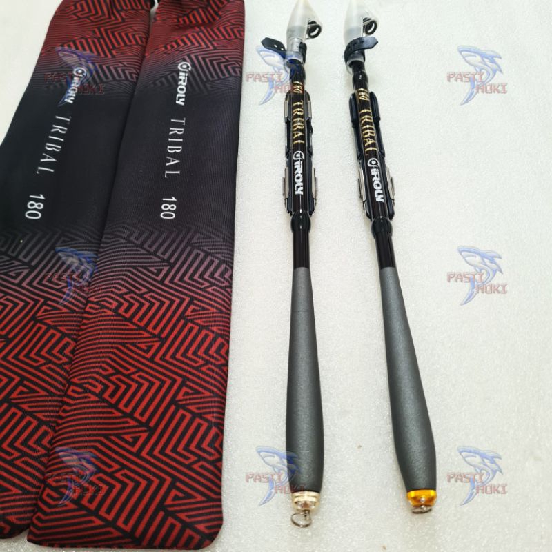 Joran telescopic iroly tribal 180 / joran udang / joran tegek kolong