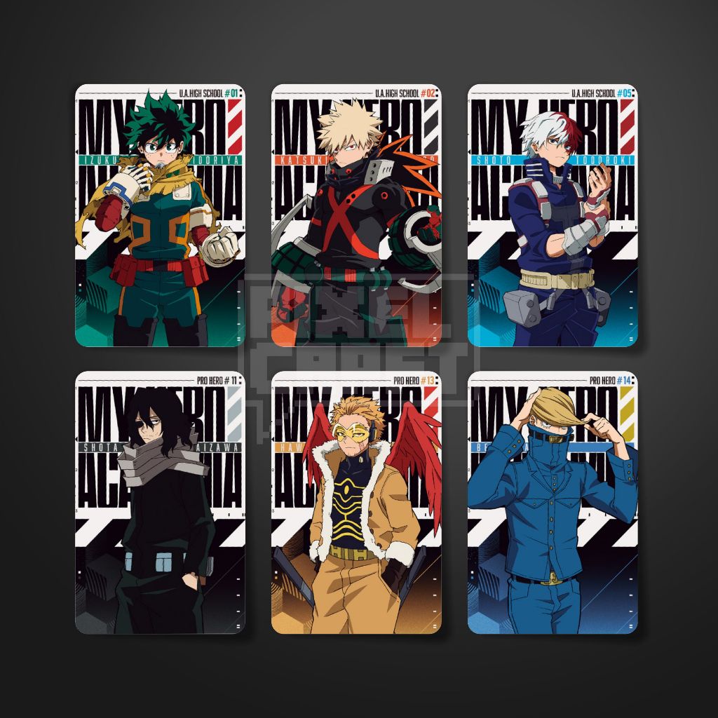 Photocard Karakter Anime BOKU NO HERO ACADEMIA/My Hero Academia (Ver 3)