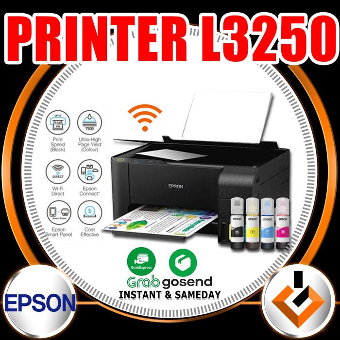 Epson Printer L3250 / Printer Epson L3250 All in One / Epson Printer L-3250 WiFi Printer Epson l 325