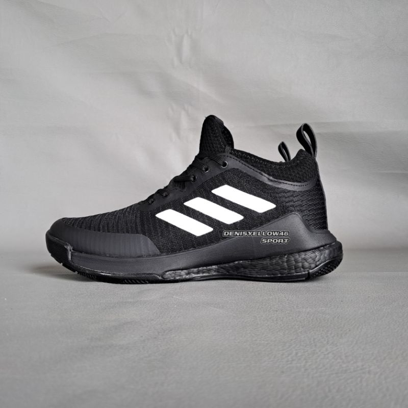 Sepatu Voli Basket Adidas CrazyFlight Hitam tinggi