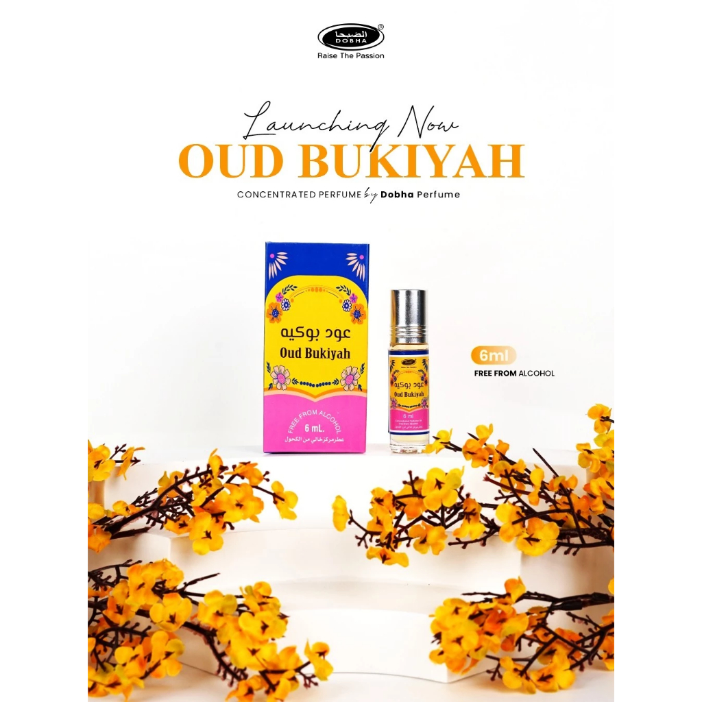 Dobha Oud Bukiyah Parfum Oud menyegarkan untuk Pria dan Wanita