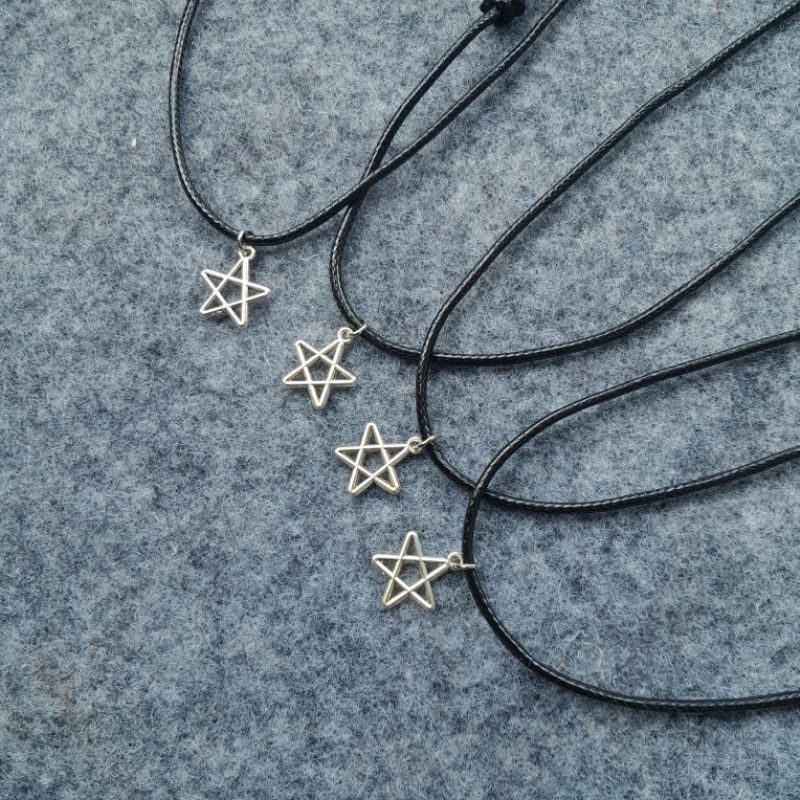 kalung bintang // kalung bintang y2k // kalung hip hop