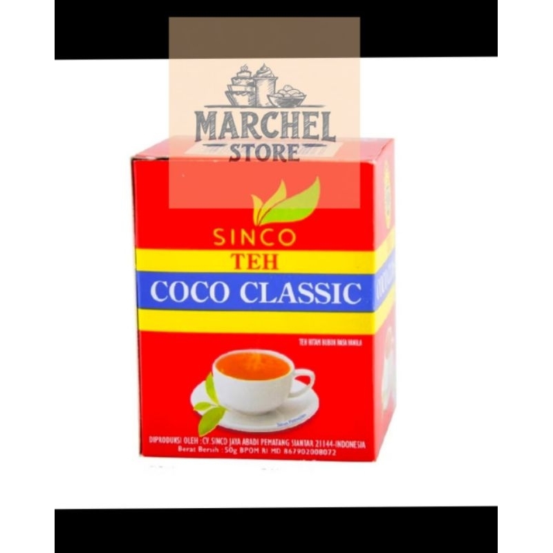 

Teh coco classic kemasan 50 gram
