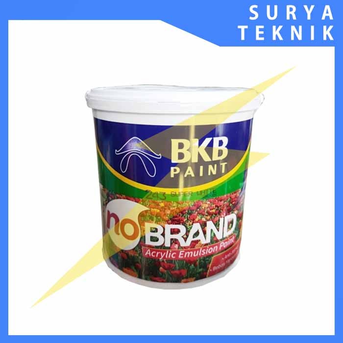 Cat Tembok No Brand Acrylic Emulsion 5 Kg Putih