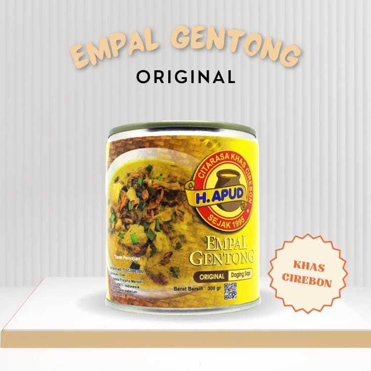 

Empal Gentong H.Apud Kemasan Kaleng Original