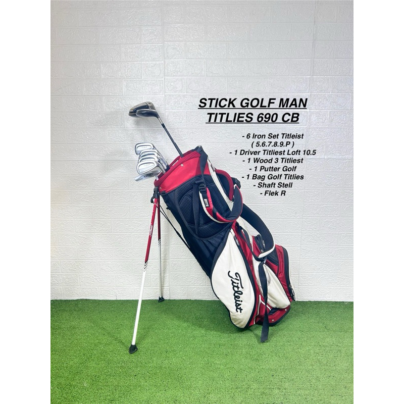 Set Stick Golf Tetliest Golf Second Original Fullset Bag Golf - Stick Golf Man Original