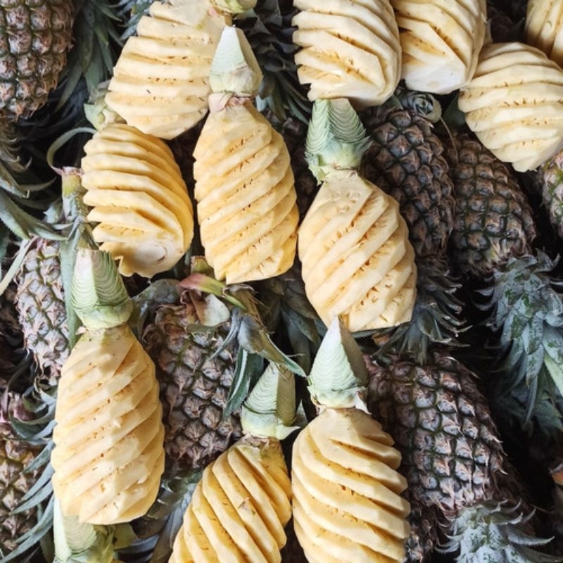 

nanas palembang kupas fresh KHUSUS INSTAN