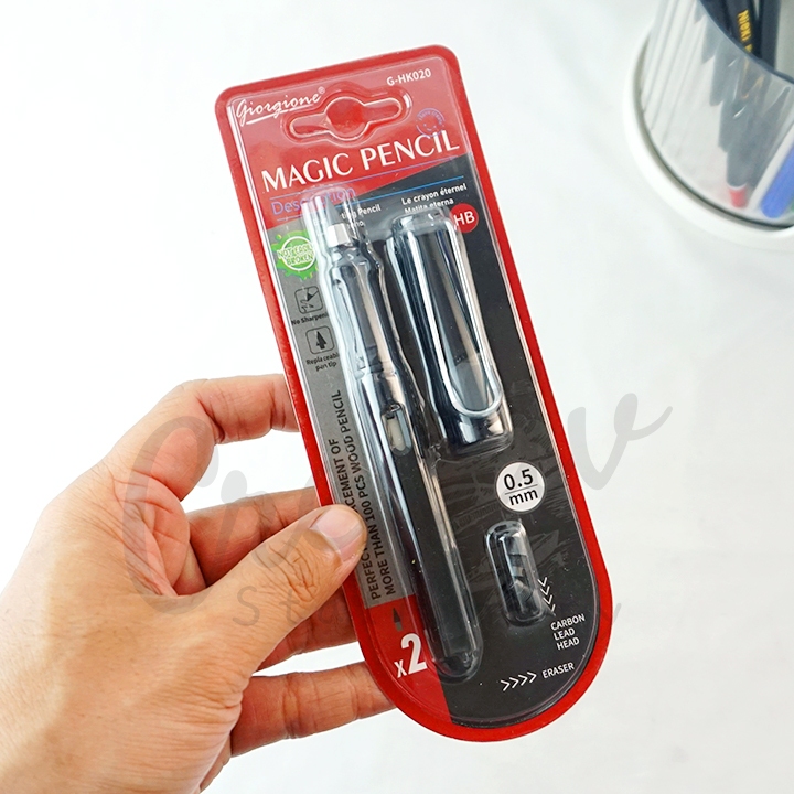 

Giorgione Magic Pencil Eternal Pensil Tidak Diserut HB 0.5 MM HK020