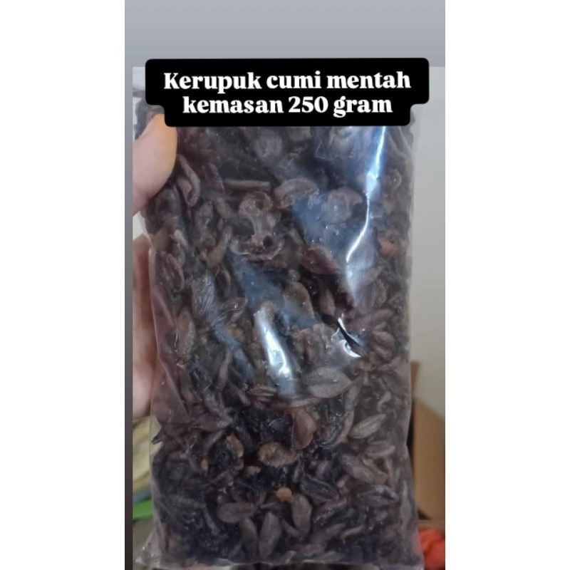 

KERUPUK KULIT CUMI MENTAH KEMASAN 250 gram #cumi