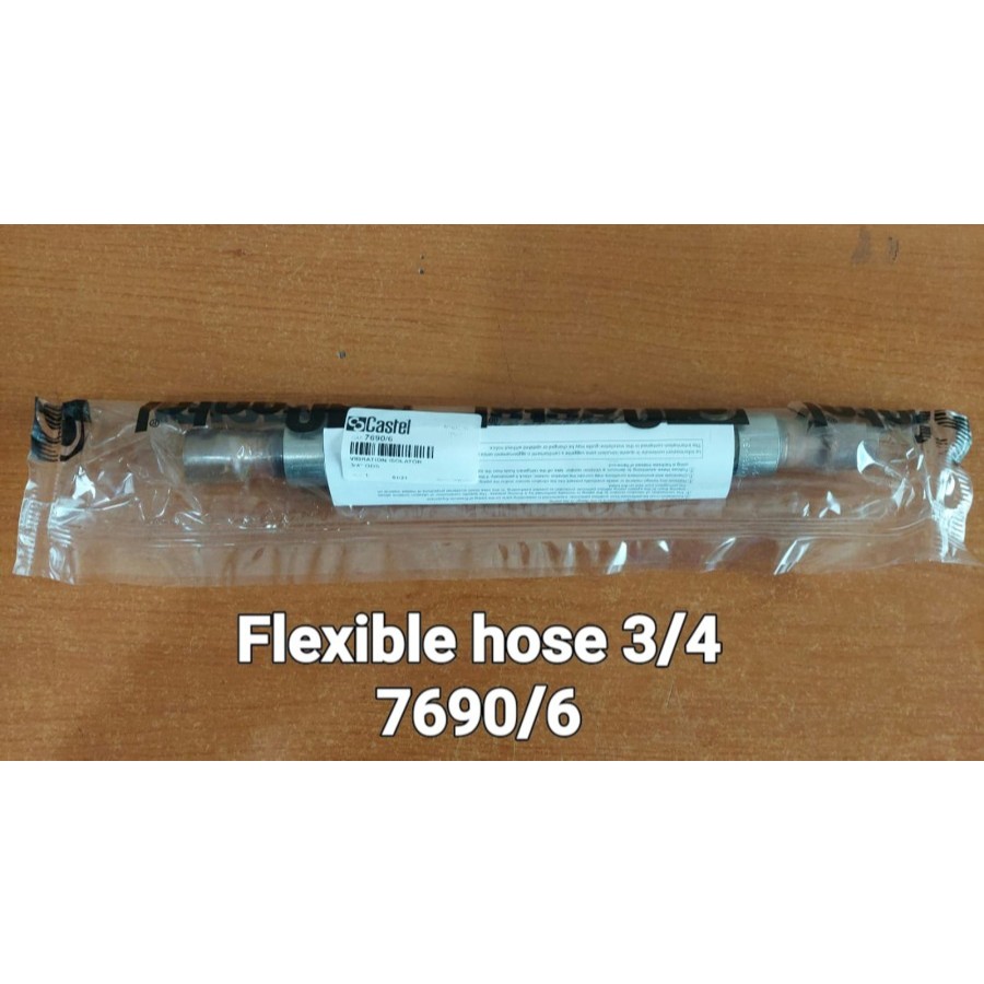 CASTEL FLEXIBLE HOSE / SELANG FLEXIBLE 3/4" - 7690/6