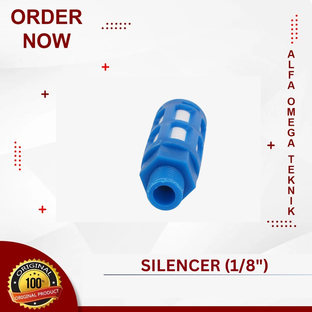 FITTING SILENCER ANGIN PLASTIK PNEUMATIC PSL 1/8"