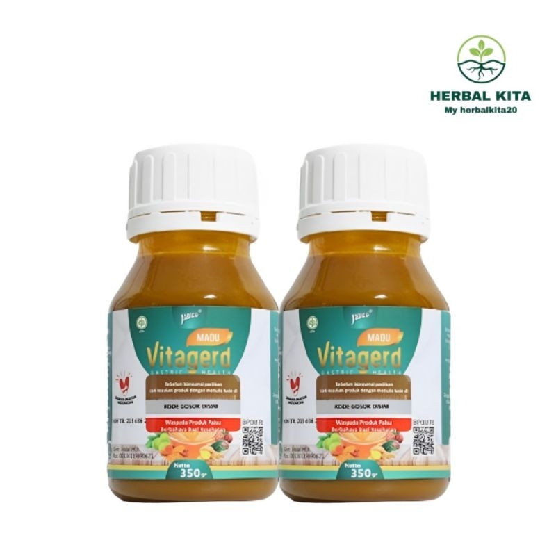 

vitagerd 2 botol madu herbal asam lambung,maag gerd & anxiety secara singkat