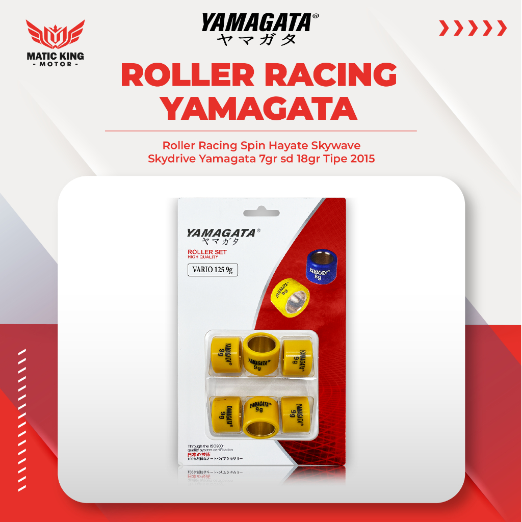 MaticKingMotor Roller Suzuki Skydrive Skywave Spin 125cc 07gram sd 18gram Yamagata