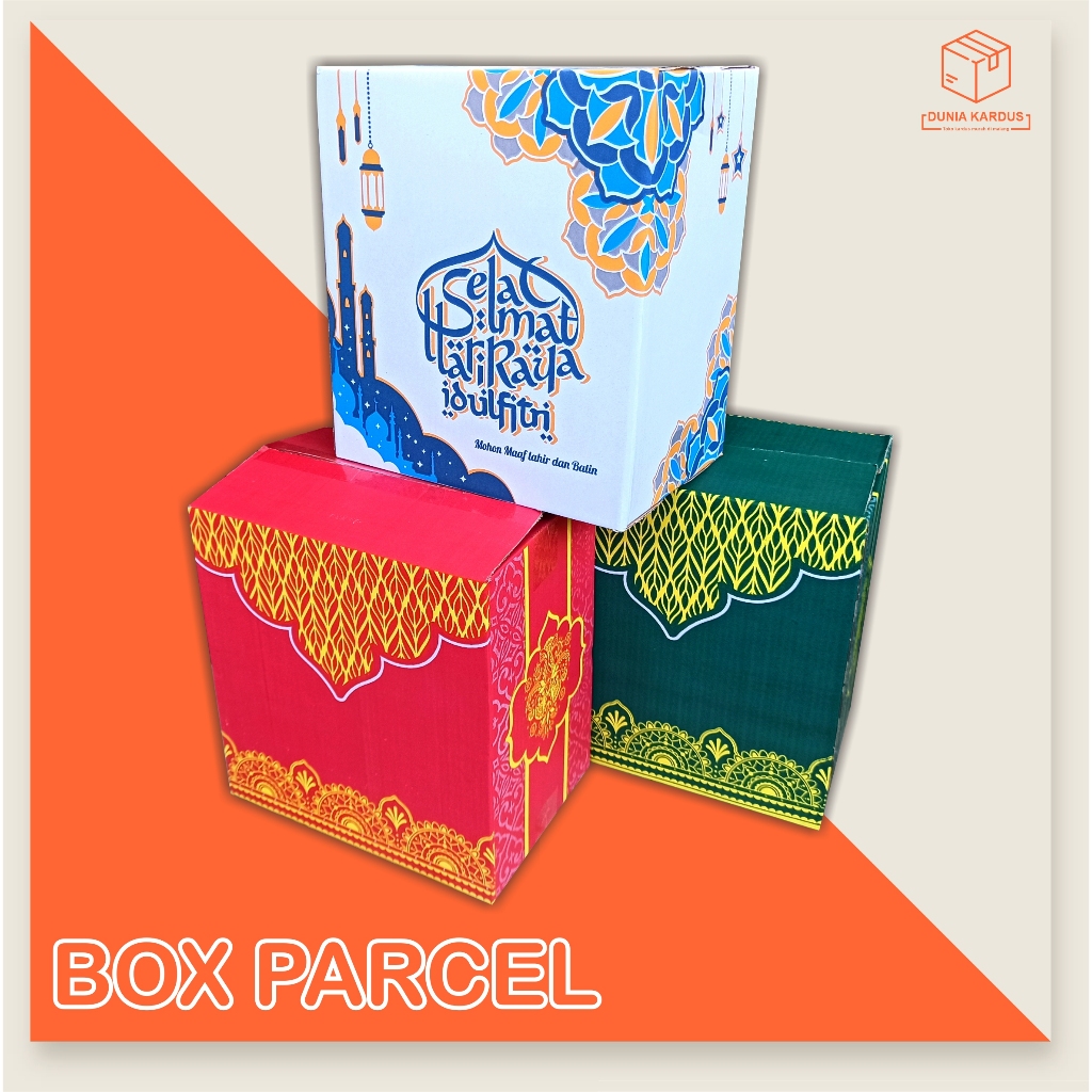 

Kardus Parcel 30x20x33 cm Kardus | Parcel | Lebaran | idul Fitri | sembako | hampers | eid mubarak | packaging lebaran