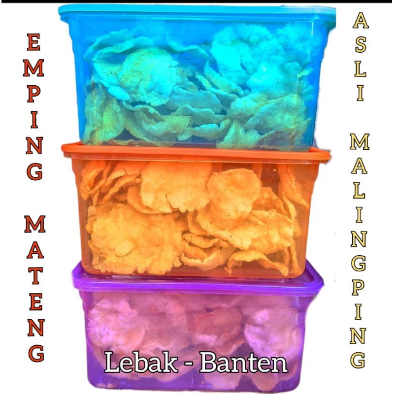 

EMPING MELINJO MATANG, ASLI MALINGPING, 300Gram/Toples