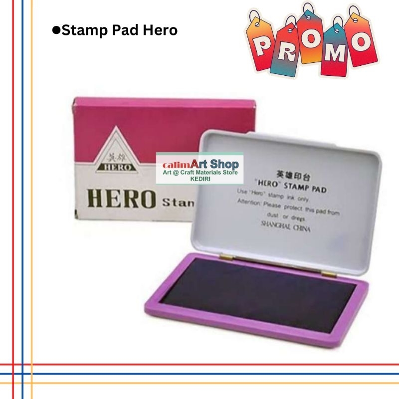 

*PROMO CUCI GUDANG!!!* Stamp Pad Hero Kecil Volet
