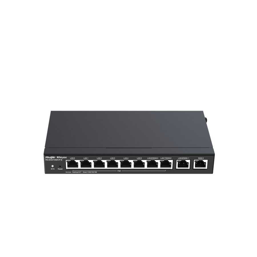 RG-EG310GH-P-E RUIJIE REYEE 10 PORTS CLOUD MANAGED POE ROUTER GATEWAY