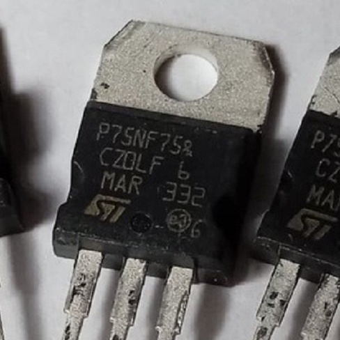 ES BEKAS MOSFET 75NF75 75A 75V TO-220