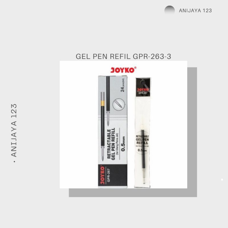 

Isi Pulpen Gel / Gel pen refil KE-SERIES 0.5 MM(isi24psc)