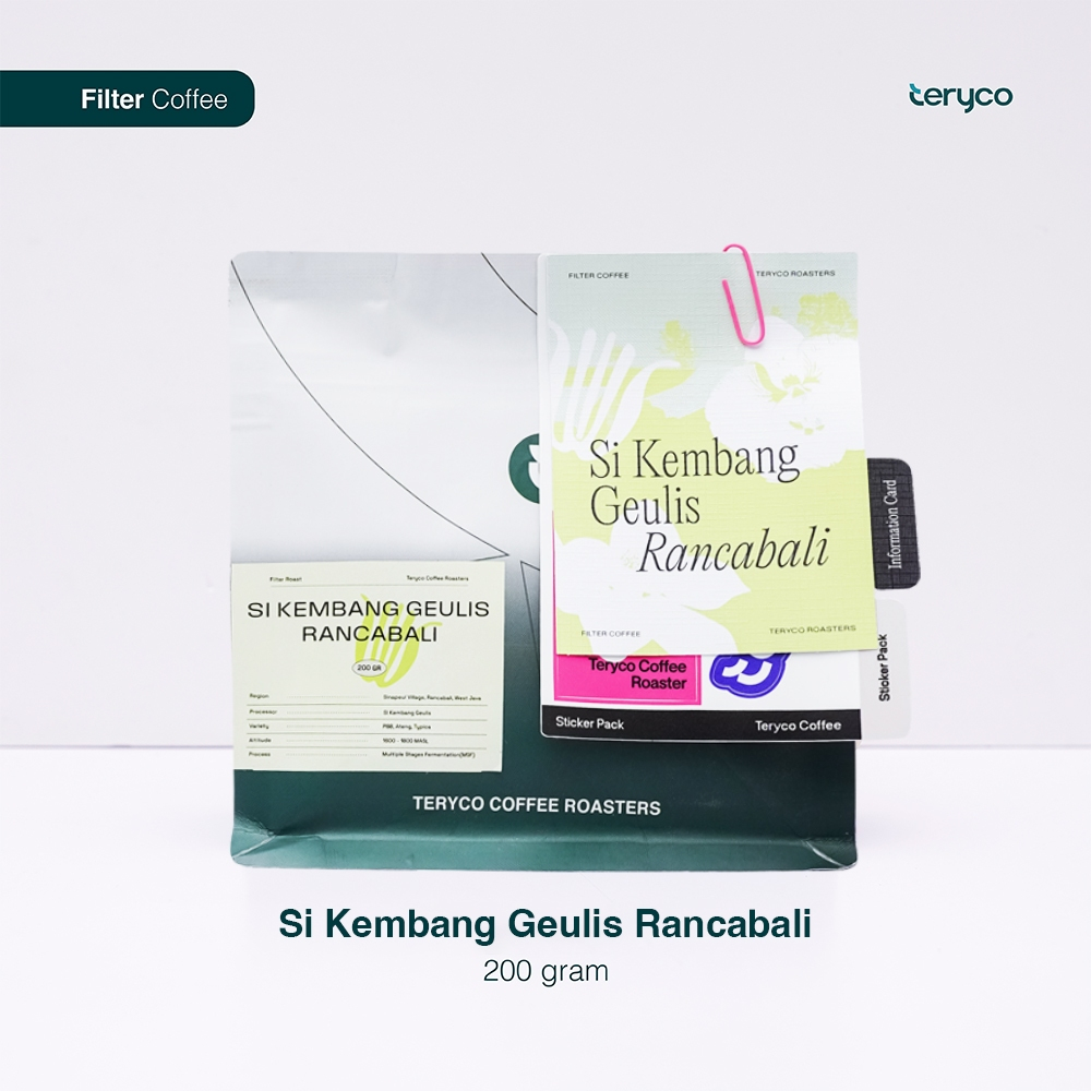 

Teryco Roasters - 200gr Si Kembang Geulis Rancabali / Kopi Single Origin / Single Origin Arabika / Beans Single Origin / Single Origin Coffee / Coffee Beans Arabica